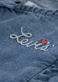 Toddler Girls Top Heart Pocket Pants Set