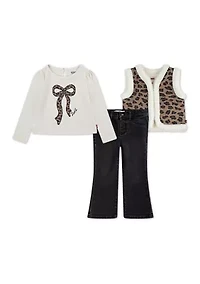 Toddler Girls Cardigan and Legging Set