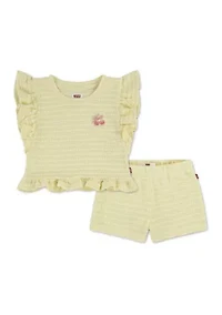Toddler Girls Top and Shorts Set