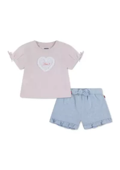 Toddler Girls Shirt and Shorts Set