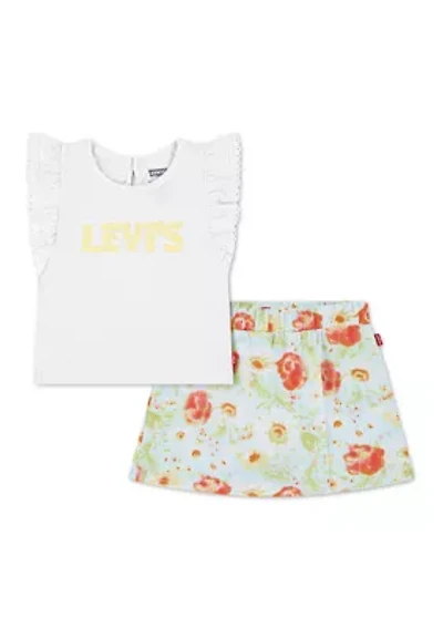 Baby 2 Piece Skort Set