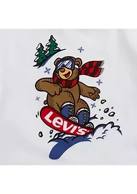 Baby Boys 3 Piece Plaid Denim Set