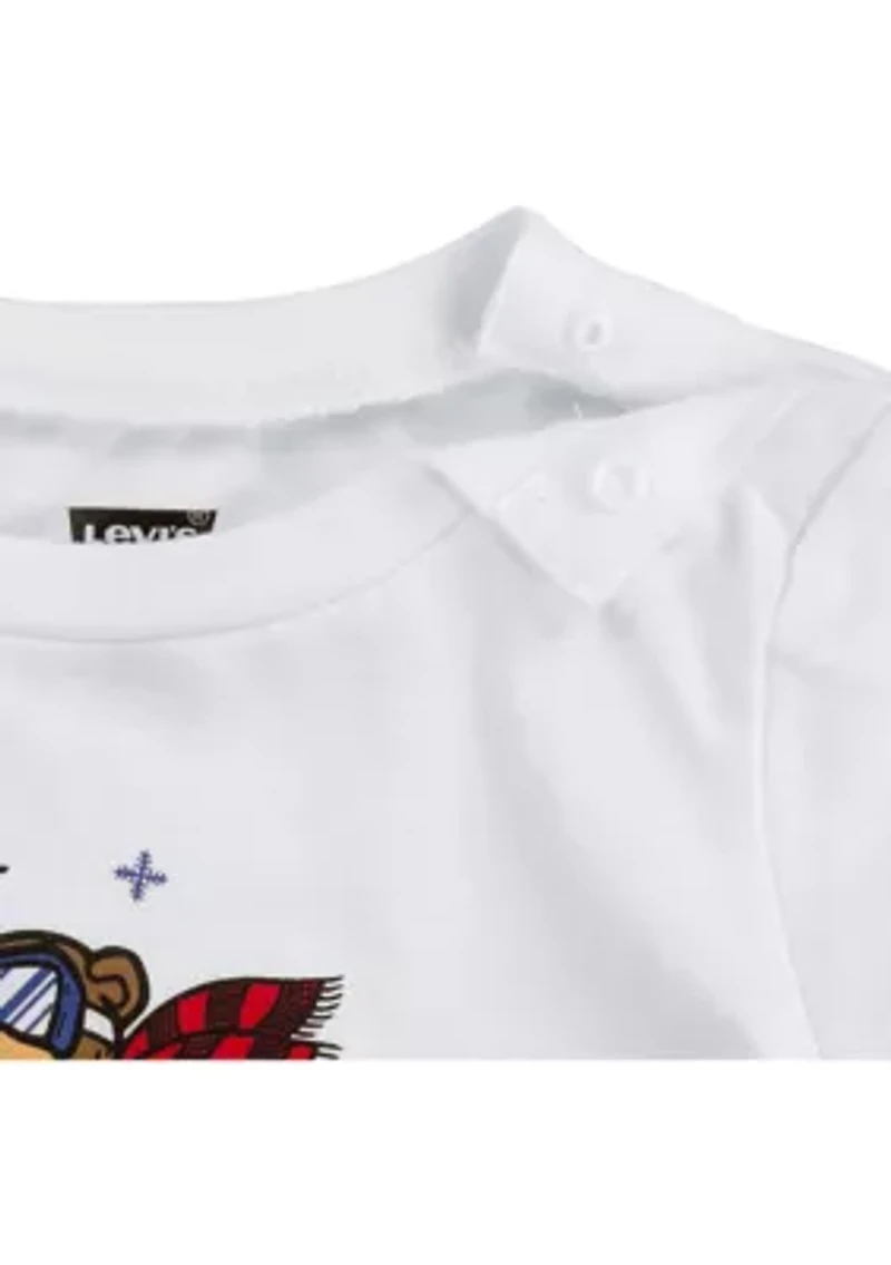 Baby Boys 3 Piece Plaid Denim Set