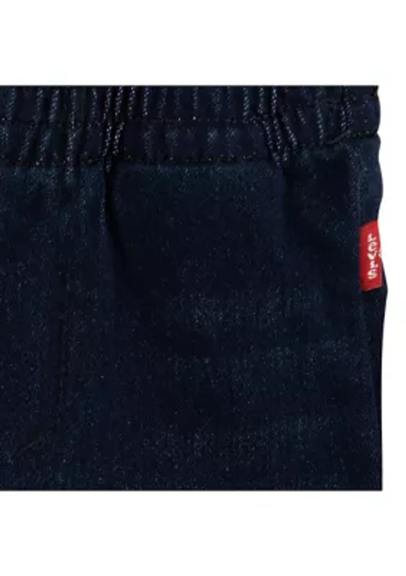 Baby Boys 3 Piece Plaid Denim Set