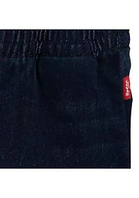 Baby Boys 3 Piece Plaid Denim Set