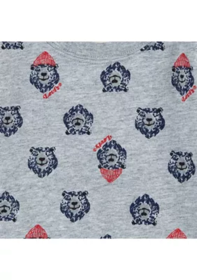 Baby Boys Long Sleeve T-Shirt Denim Set