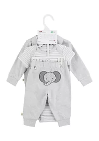 Baby Boys 3 Piece Bodysuit Set
