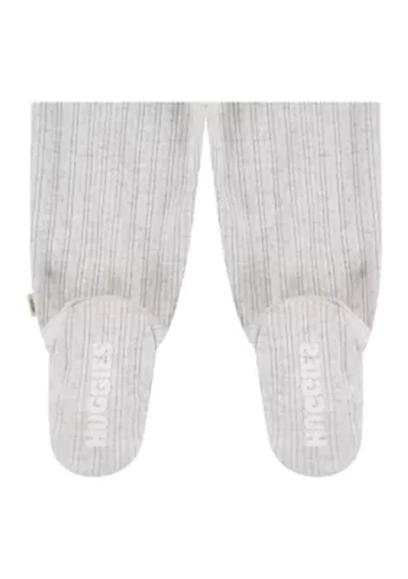 Baby Boys Footed Pants and Hat Set
