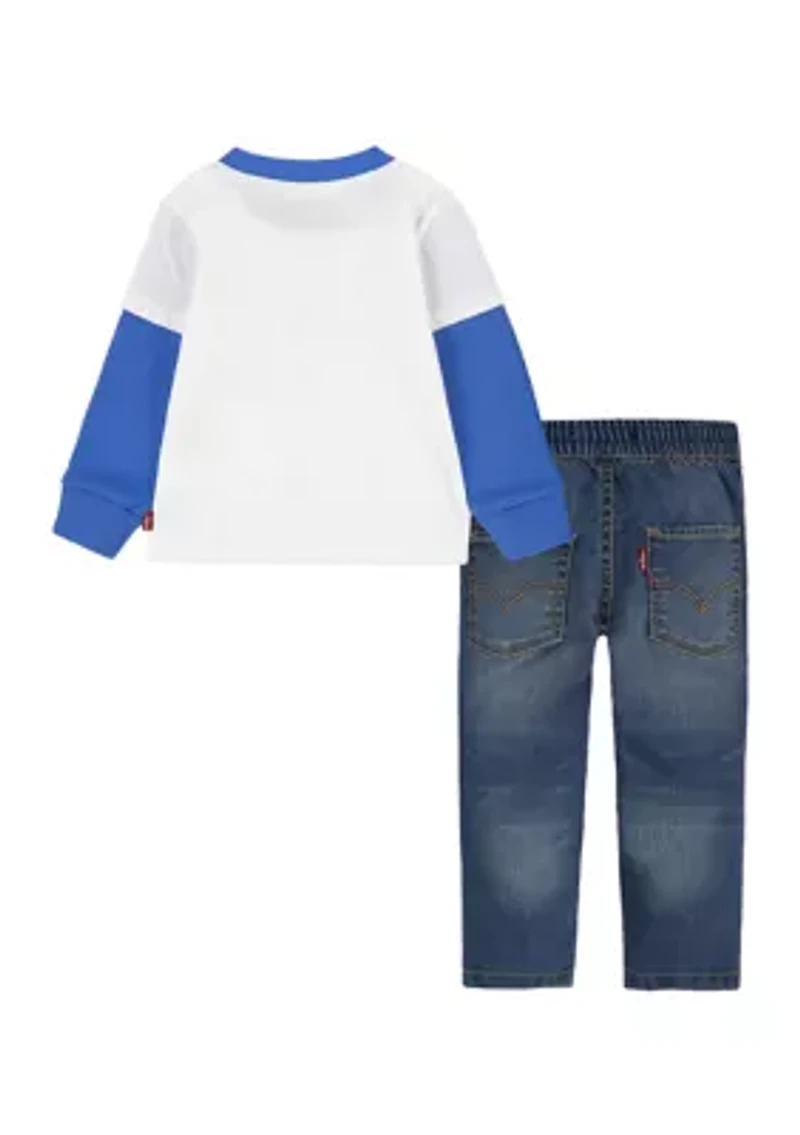 Baby Boys Smore Friends Graphic T-Shirt and Jeans Set