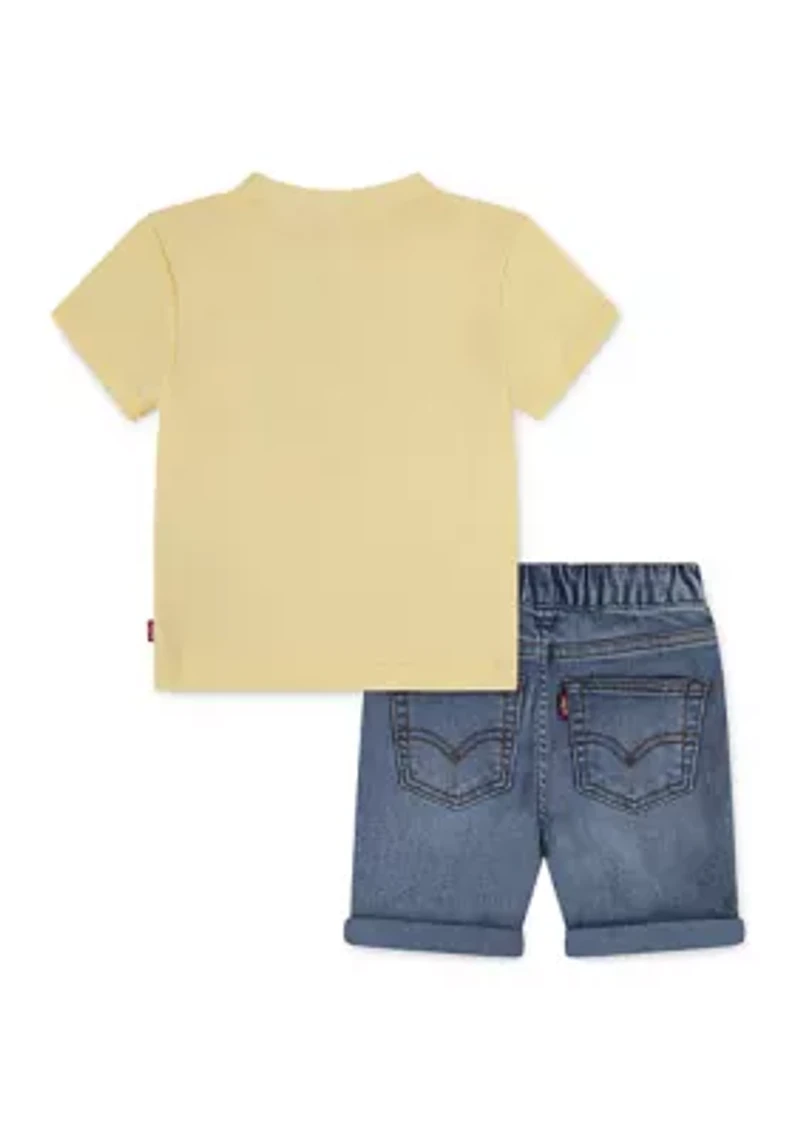 Baby Boys Four Wheeler Denim Set