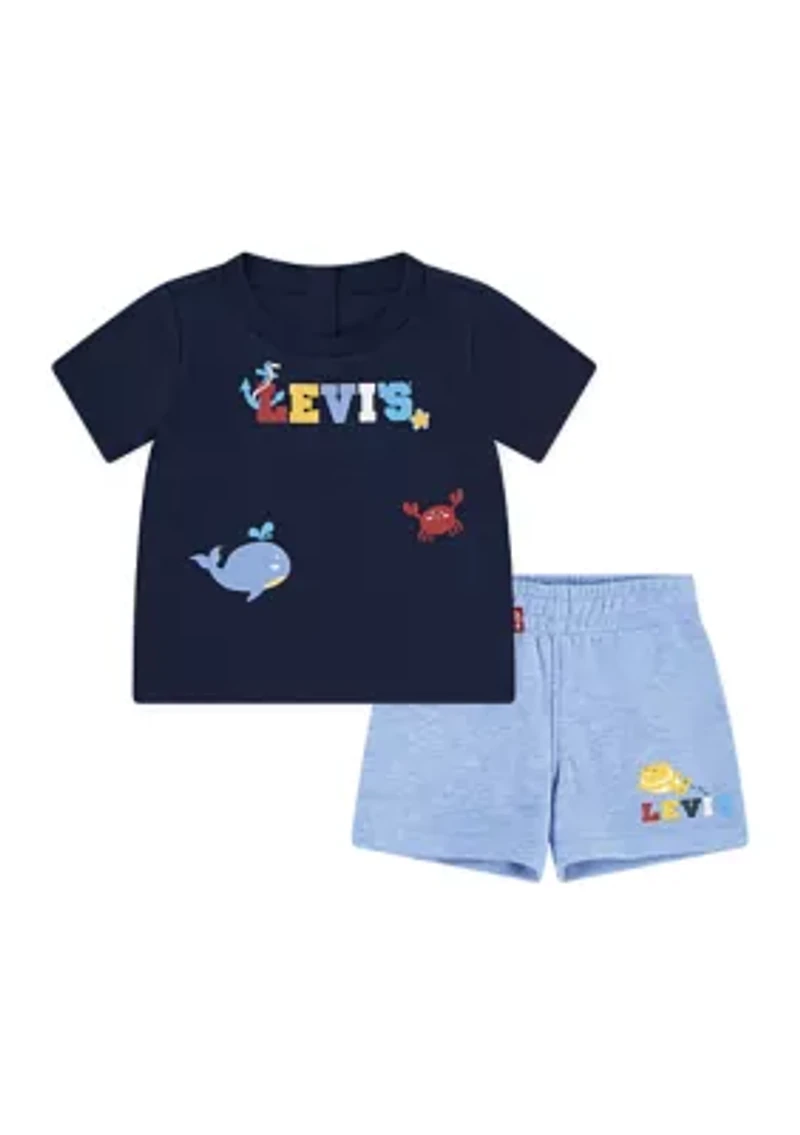 Baby Boys Coastal Critters Knit Set