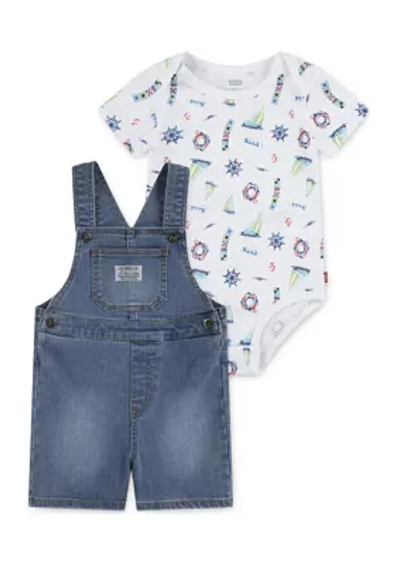 Baby Boys Sailing Shortall Set