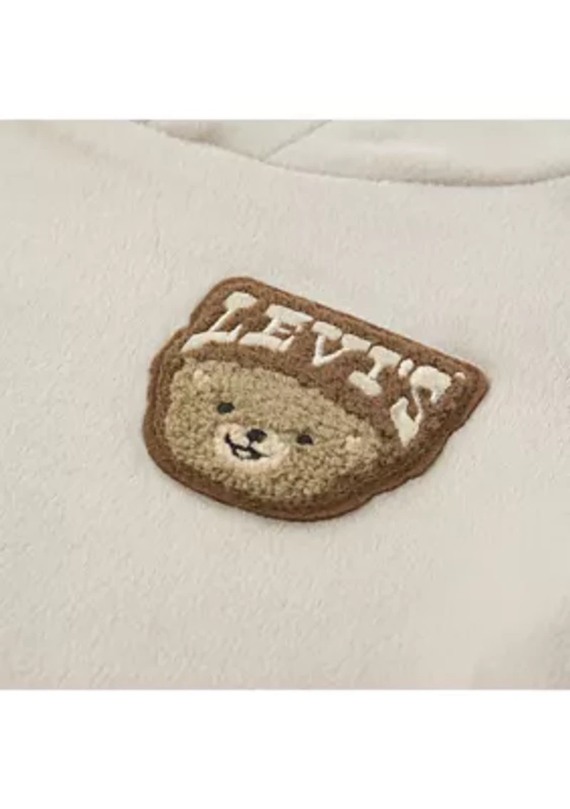 Baby Boys Sherpa Bear Hoodie Set