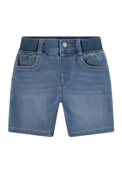 Toddler Girls Knit Denim Shorts