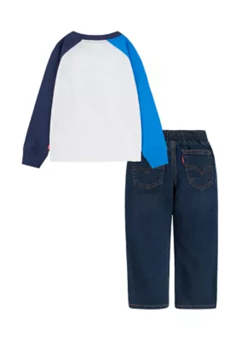 Toddler Boys Keep Exploring Denim Set