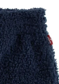 Toddler  Girls Plaid Sherpa Quarter Zip Set