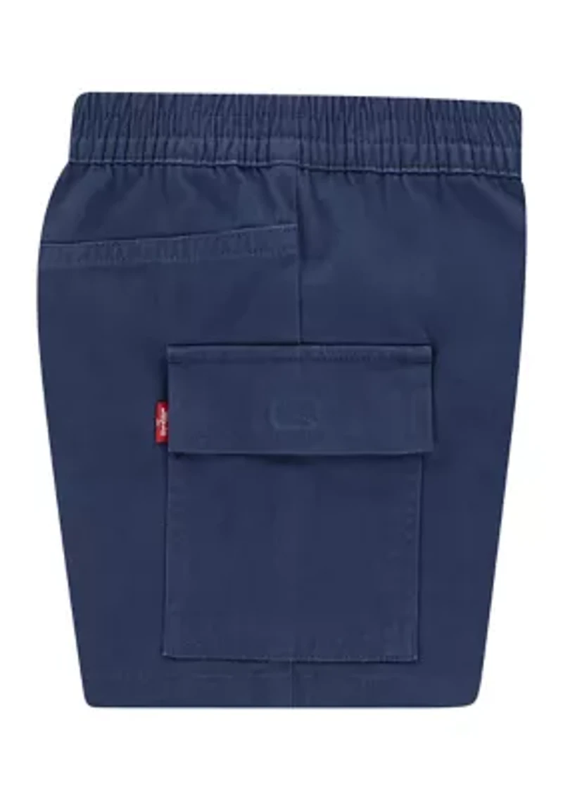 Toddler Boys Raglan Henley Shirt and Shorts Set