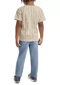 Toddler Boys Baseball T-Shirt and Pants Set