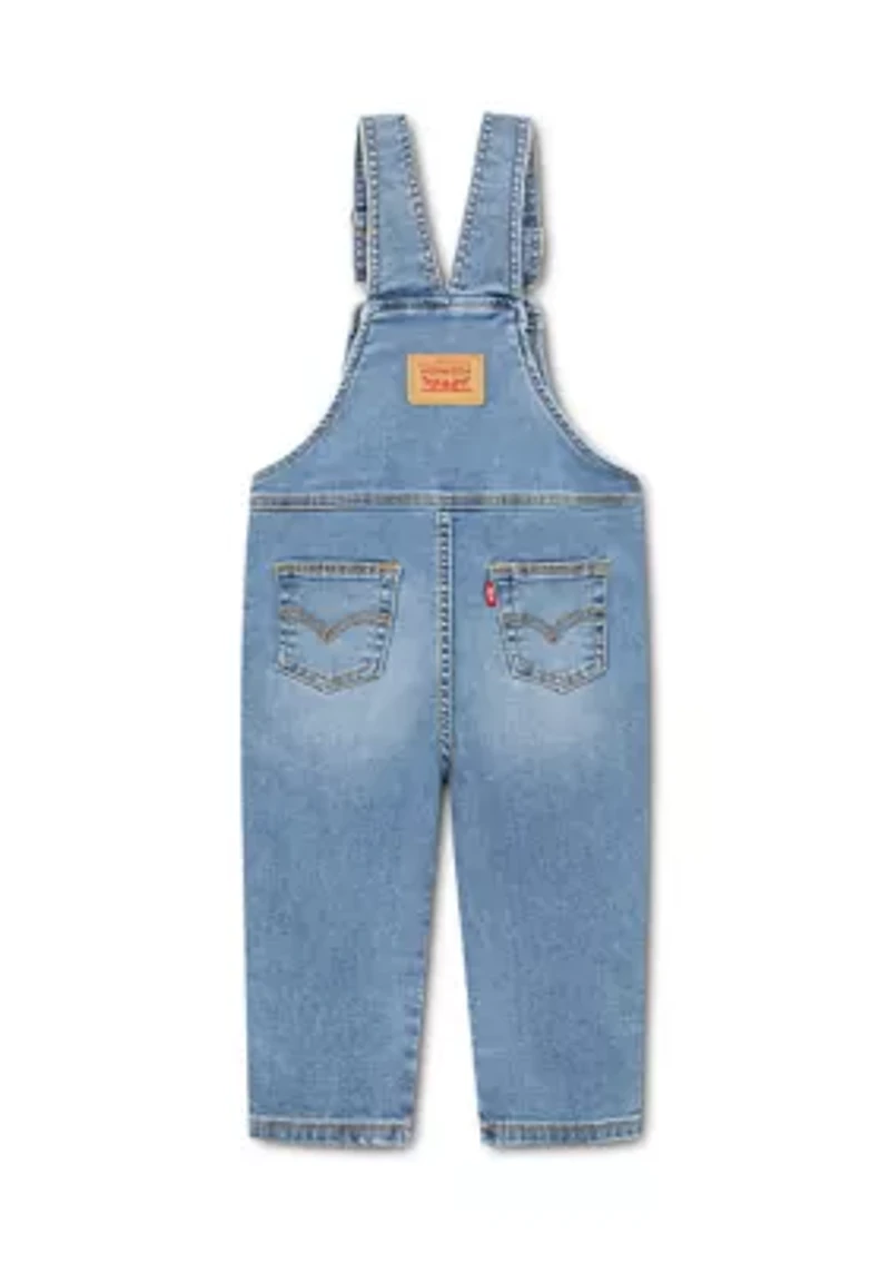 Toddler Boys Bear Overalls