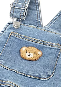 Toddler Boys Bear Overalls
