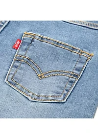 Toddler Boys Bear Overalls