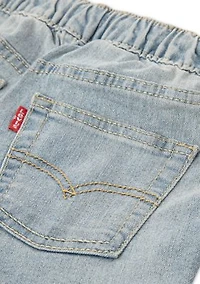 Toddler Boys Fry Guy Skater Shirt and Denim Shorts Set