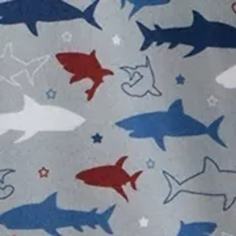 Boys 4-7 Shark Pajama Pant and Top Set