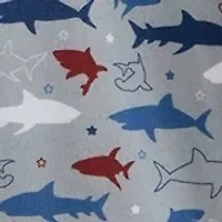 Boys 4-7 Shark Pajama Pant and Top Set