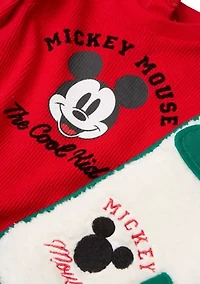 Baby Boys 3 Piece Mickey Mouse Vest Set