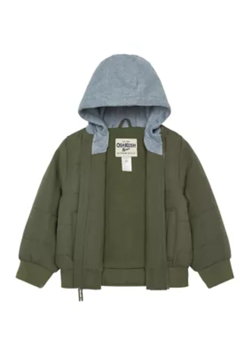 Toddler Boys Hooded Jacket