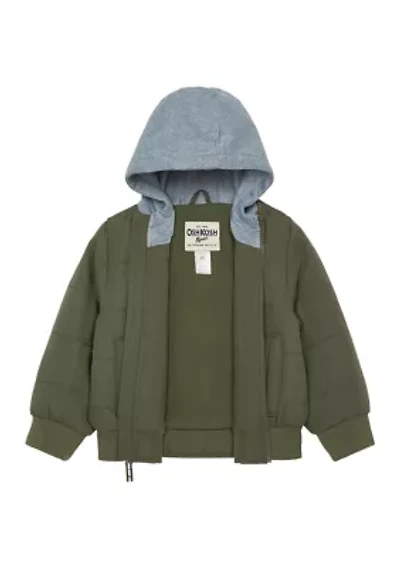 Toddler Boys Hooded Jacket