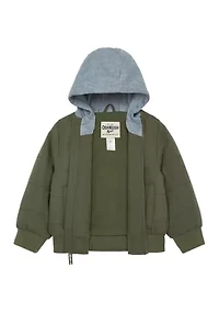 Toddler Boys Hooded Jacket