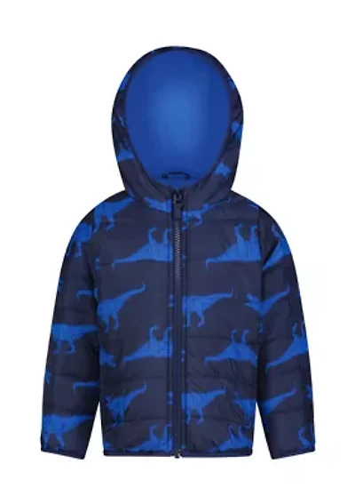 Carter's® Dino Print Packable Puffer Jacket