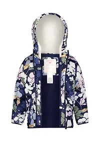 Toddler Girls Printed Puffer Jacket