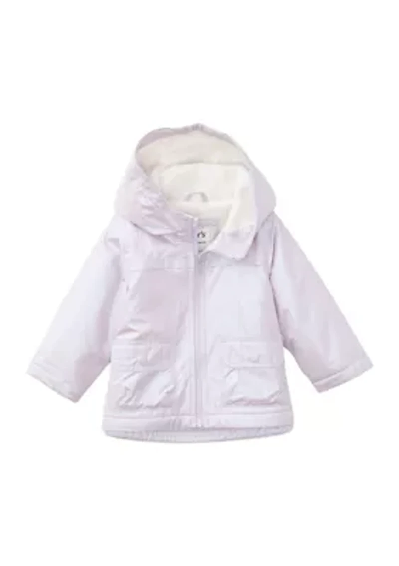 Baby Girls Iridescent Midweight Jacket