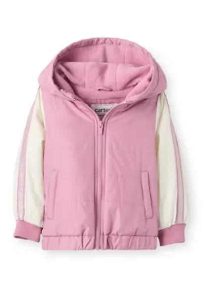Toddler Girls Color Block  Jacket