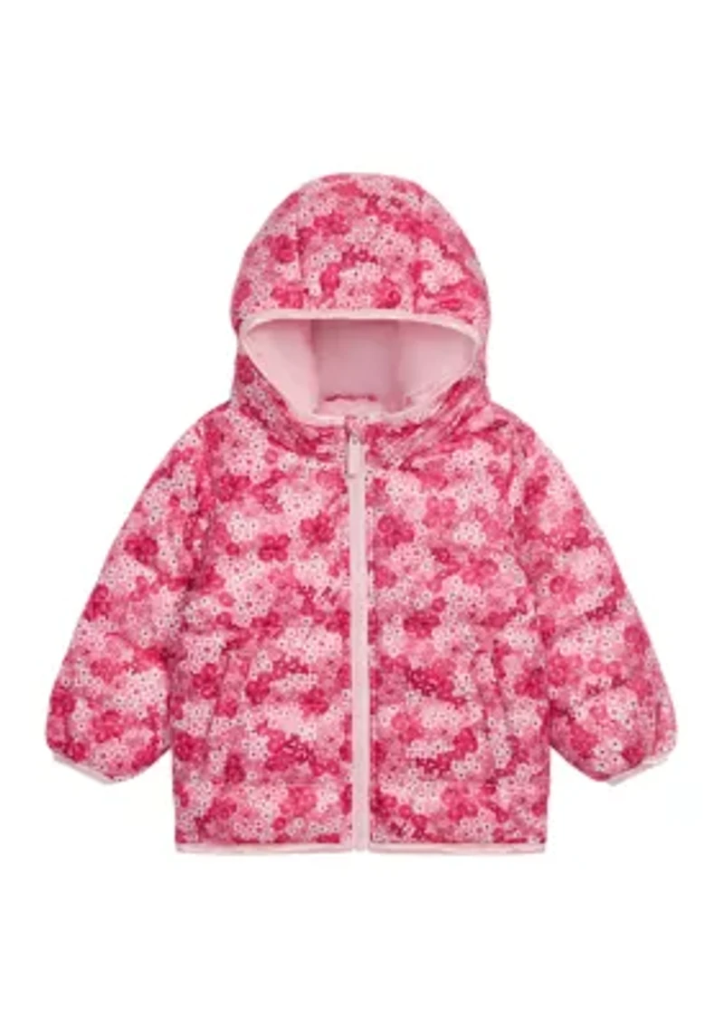 Baby Girls Hoodie Puffer Jacket