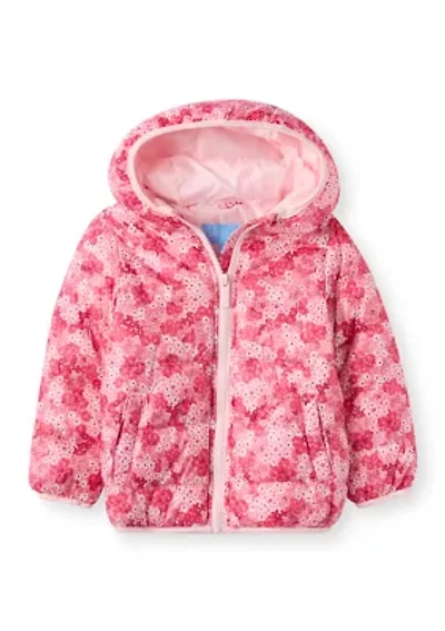 Toddler Girls Heavyweight Printed Jacket