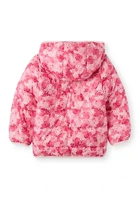 Toddler Girls Heavyweight Printed Jacket