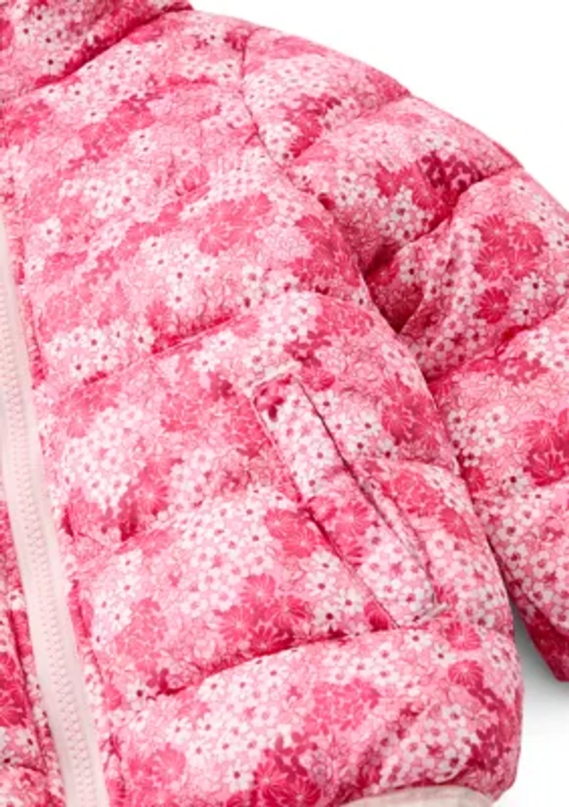 Toddler Girls Heavyweight Printed Jacket