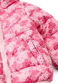 Toddler Girls Heavyweight Printed Jacket