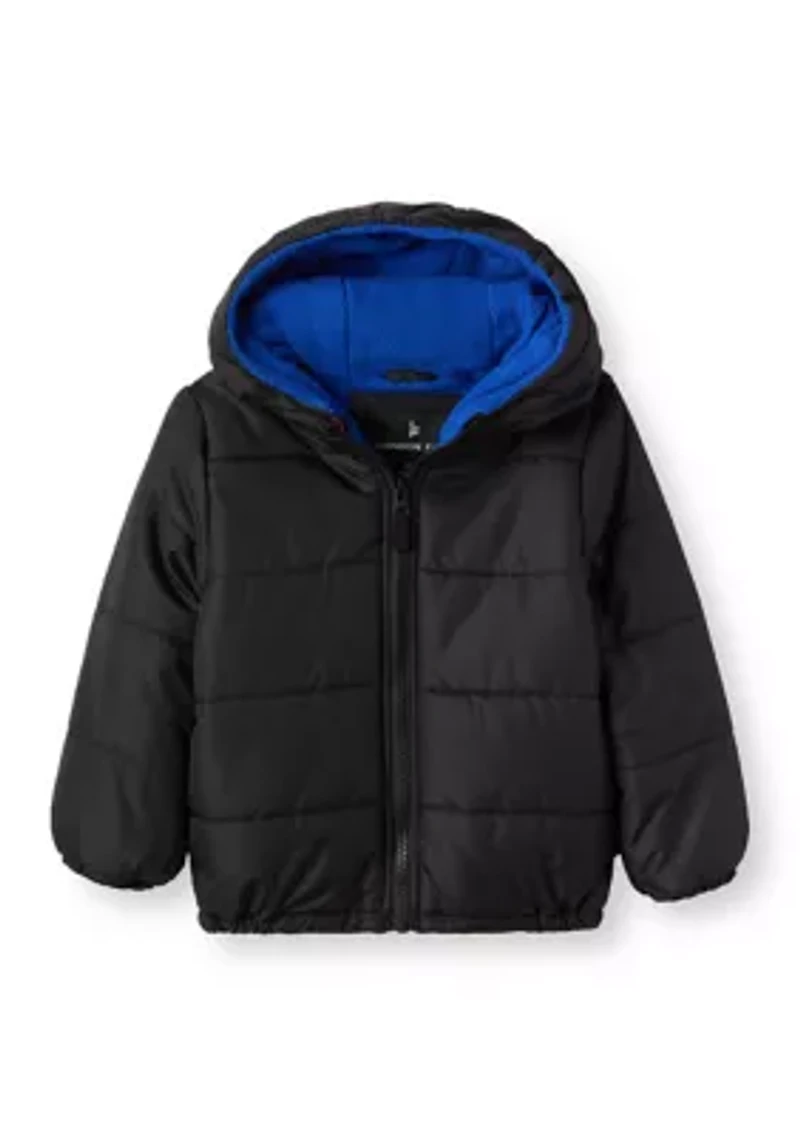Toddler Boys Heavyweight Hooded Jacket