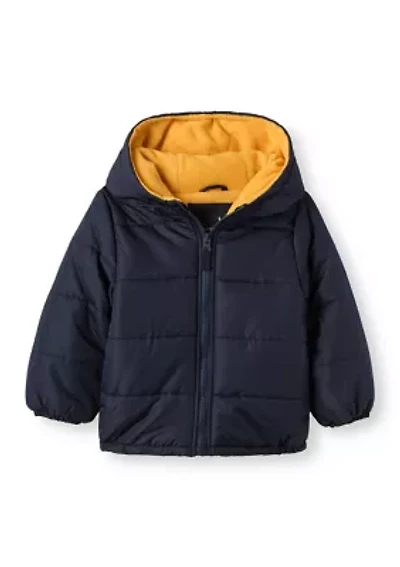 Toddler Boys Heavyweight Hooded Jacket