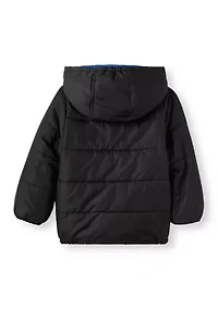 Toddler Boys Heavyweight Hooded Jacket