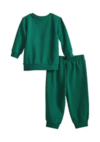 Baby Boys Reindeer Appliqué Jogger Set