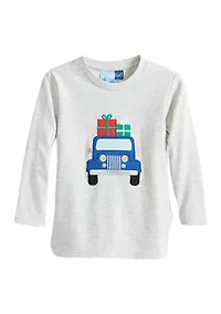 Toddler Boys Truck with Gifts Graphic T-Shirt