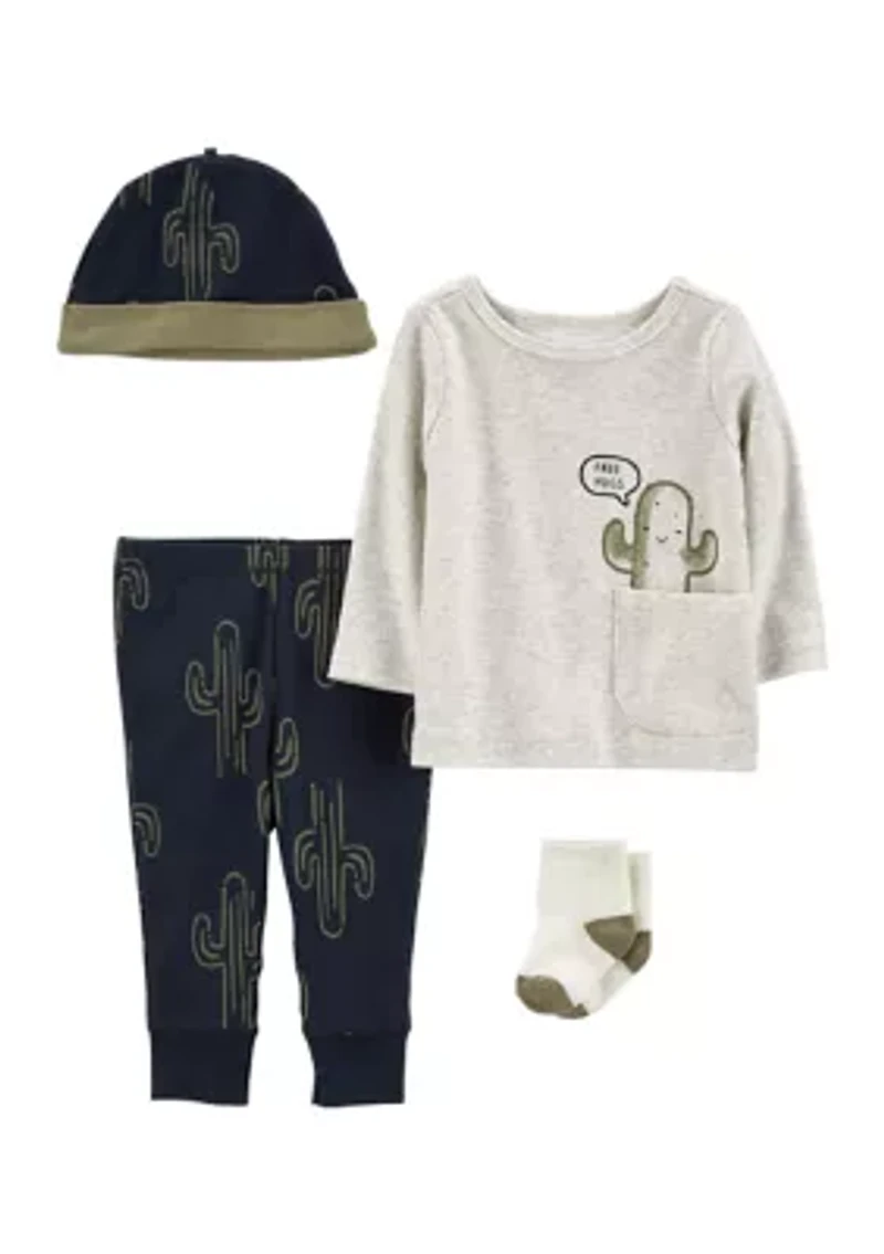 Baby 4-Piece Cactus Outfit Set