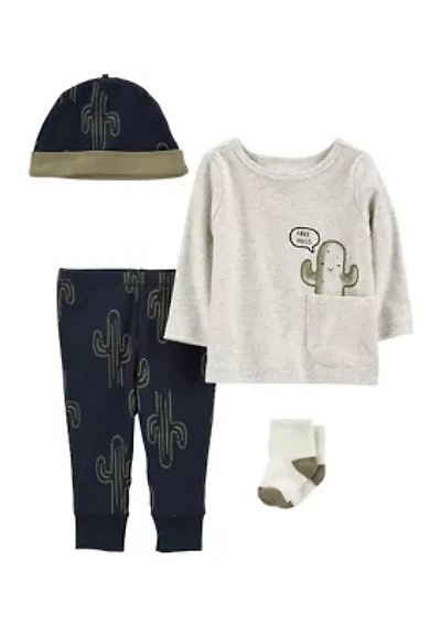 Baby 4-Piece Cactus Outfit Set
