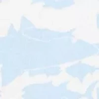 Baby Boys Sleeveless Fish Printed Jersey Shirt and Shorts Set