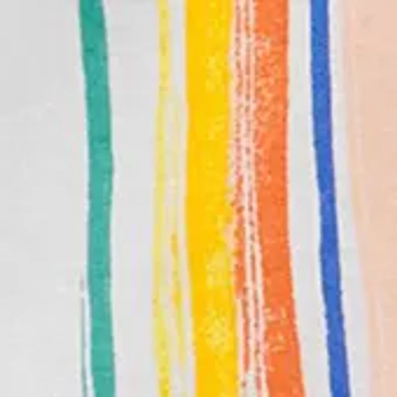 Baby Girls Linen Multi Stripe Tank Top and Shorts Set